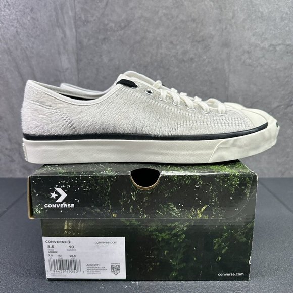 Converse x Clot Jack Purcell Low Ox Panda Size 8.5 Mens White Black Shoes - Picture 14 of 14
